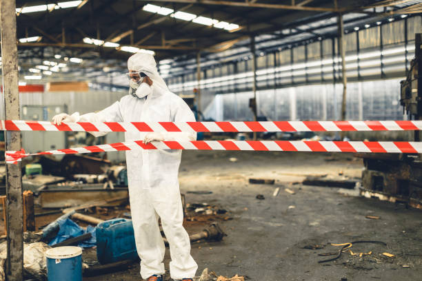 Professional Biohazard technician working in Nashville, IN